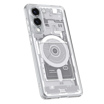 Puzdro MagSafe pre Samsung Galaxy S25 Edge S937, Spigen, Ultra Hybrid Zero One, Biela ACS09417