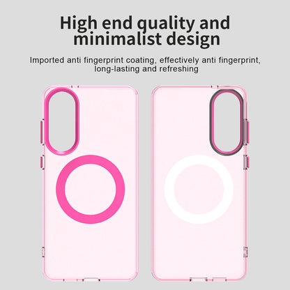 MagSafe puzdro pre Samsung Galaxy S25 Edge S937, Techsuit, CandyCase, Ružové