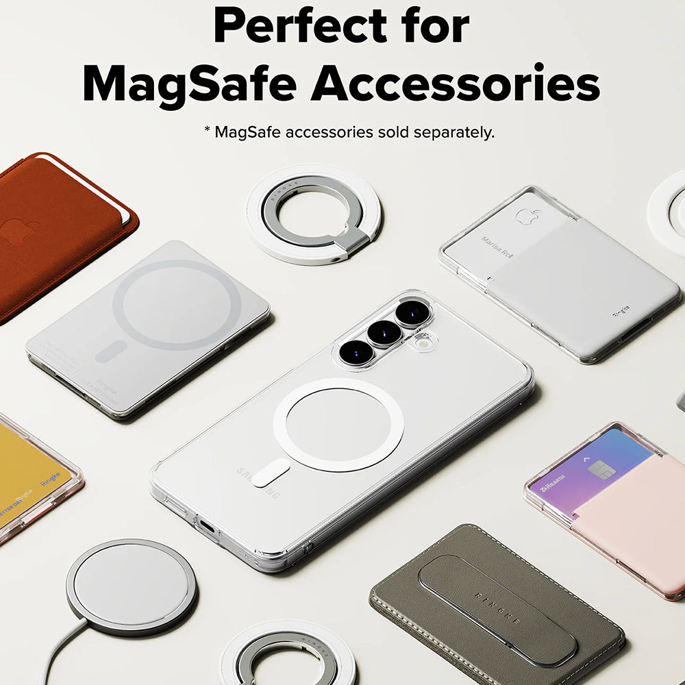 MagSafe puzdro pre Samsung Galaxy S25 FE, Ringke, Fusion, priehľadné