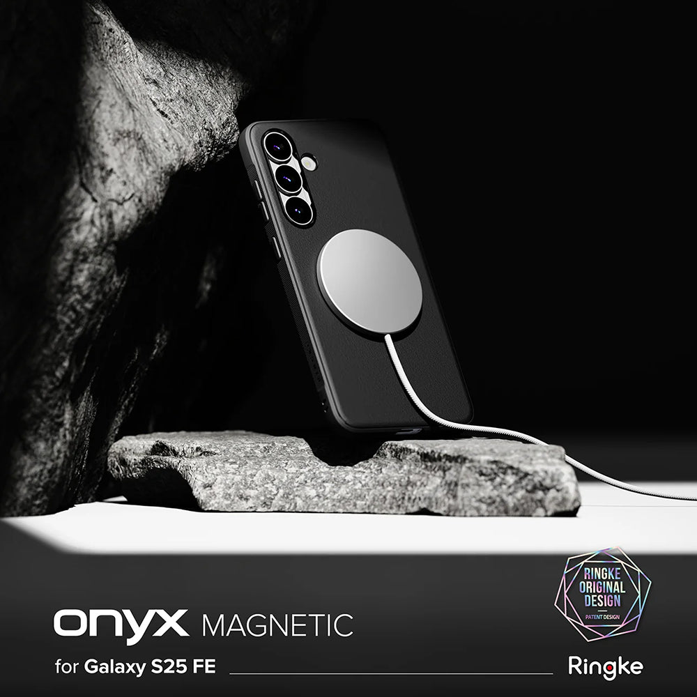 MagSafe puzdro pre Samsung Galaxy S25 FE, Ringke, Onyx, Čierne