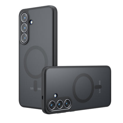 Puzdro MagSafe pre Samsung Galaxy S25 FE, Techsuit, PureFrost, Saténová Čierna