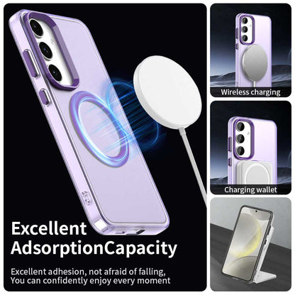 MagSafe puzdro pre Samsung Galaxy S25+ S936 / S24+ S926, Techsuit, CandyCase, Fialová