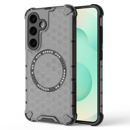 MagSafe puzdro pre Samsung Galaxy S25+ S936, Techsuit, HoneyComb Shield, Čierne