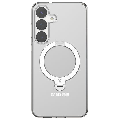 Puzdro MagSafe pre Samsung Galaxy S25+ S936, Torras, Ostand Spin, Priehľadné