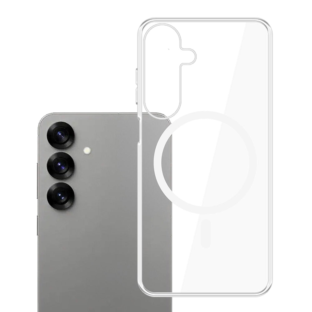MagSafe puzdro pre Samsung Galaxy S25 S931, 3MK, Clear MagCase, priehľadné