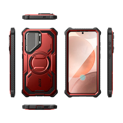 Puzdro MagSafe pre Samsung Galaxy S25 S931, i-Blason, ArmorBox, Červené