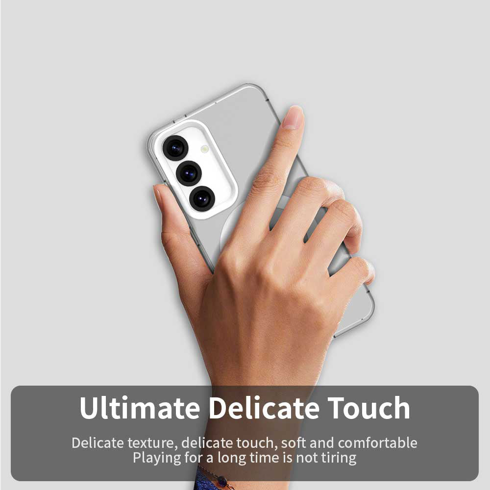 MagSafe puzdro pre Samsung Galaxy S25 S931 / S24 S921, Techsuit, CandyCase, Biele
