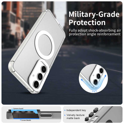 MagSafe puzdro pre Samsung Galaxy S25 S931 / S24 S921, Techsuit, CandyCase, Biele