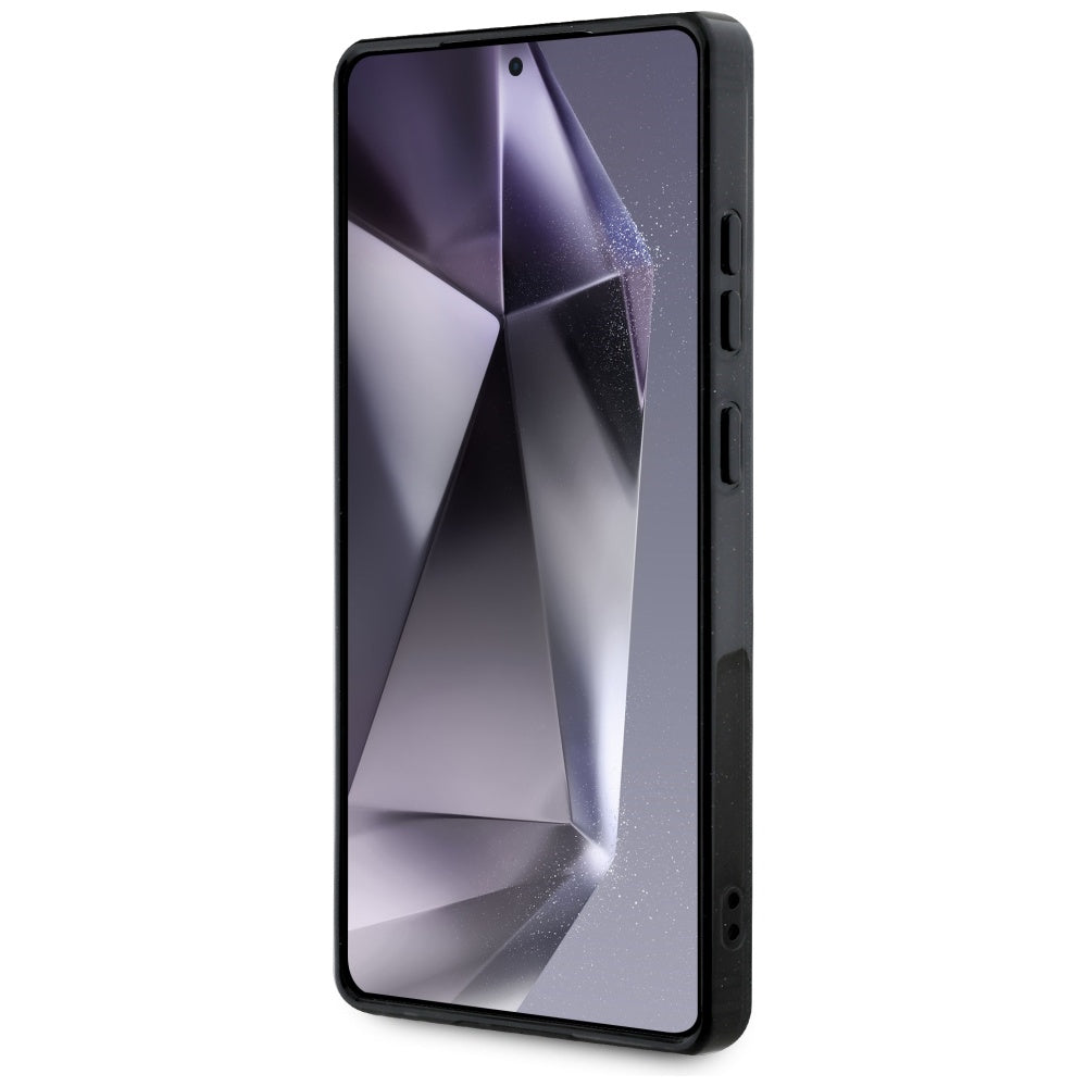 Puzdro MagSafe pre Samsung Galaxy S25 Ultra S938, Guess, IML Glitter 4G Circle Triangle, Čierne