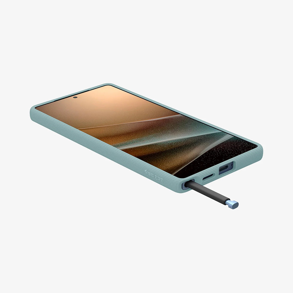 Puzdro MagSafe pre Samsung Galaxy S25 Ultra S938, Spigen, Caseology Parallax, Zelená ACS09053
