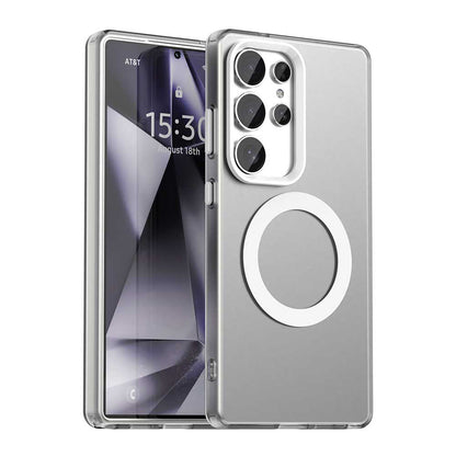 MagSafe puzdro pre Samsung Galaxy S25 Ultra S938, Techsuit, CandyCase, Biele