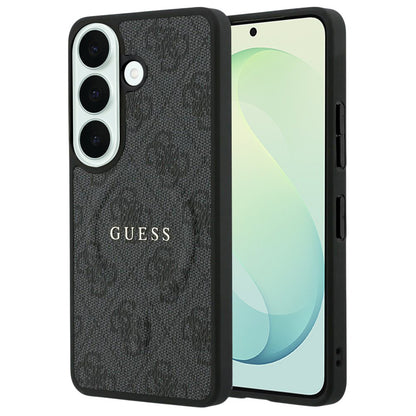 MagSafe puzdro pre Samsung Galaxy S26 FE S741, Guess, 4G Embossed Ring Classic Logo, čierne