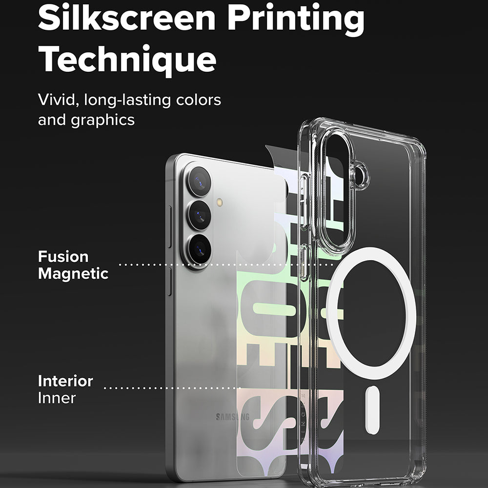 MagSafe Case for Samsung Galaxy S26 Plus, Ringke, Fusion Seoul, Transparent