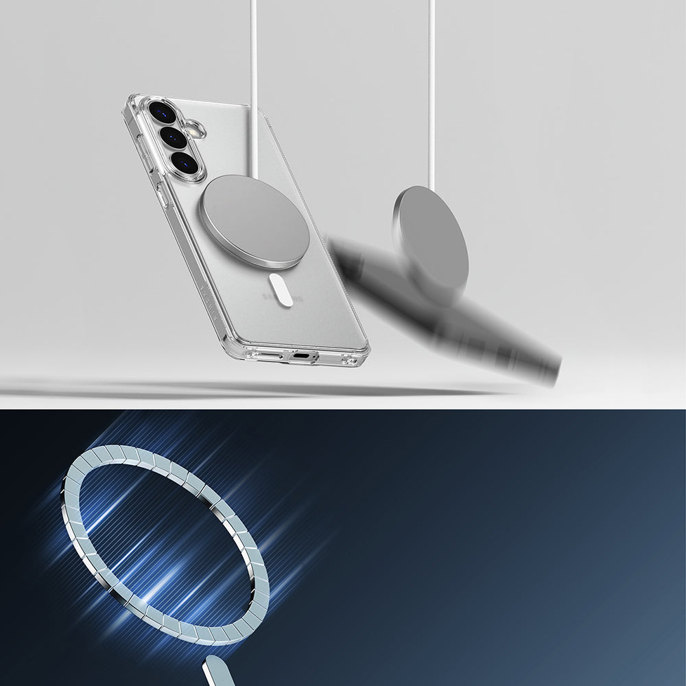 MagSafe Case for Samsung Galaxy S26 Plus, Ringke, Fusion, Transparent