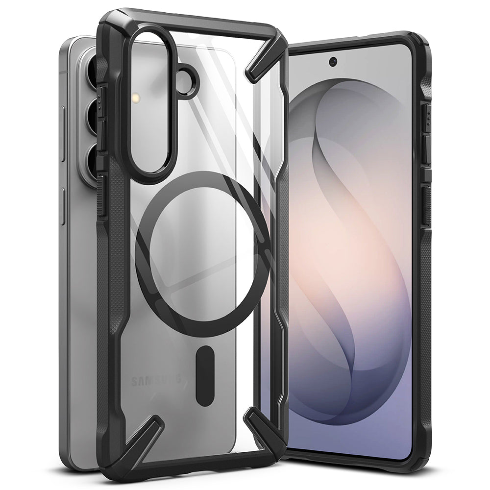 Puzdro MagSafe pre Samsung Galaxy S26 Plus, Ringke, Fusion X, Čierne