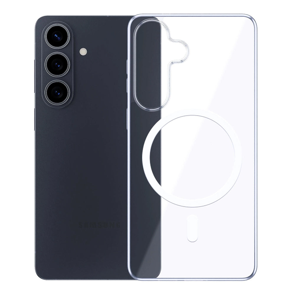 Puzdro MagSafe pre Samsung Galaxy S26 Plus S947, 3MK, Clear MagCase, Priehľadné