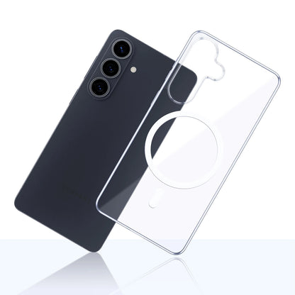 Puzdro MagSafe pre Samsung Galaxy S26 Plus S947, 3MK, Clear MagCase, Priehľadné