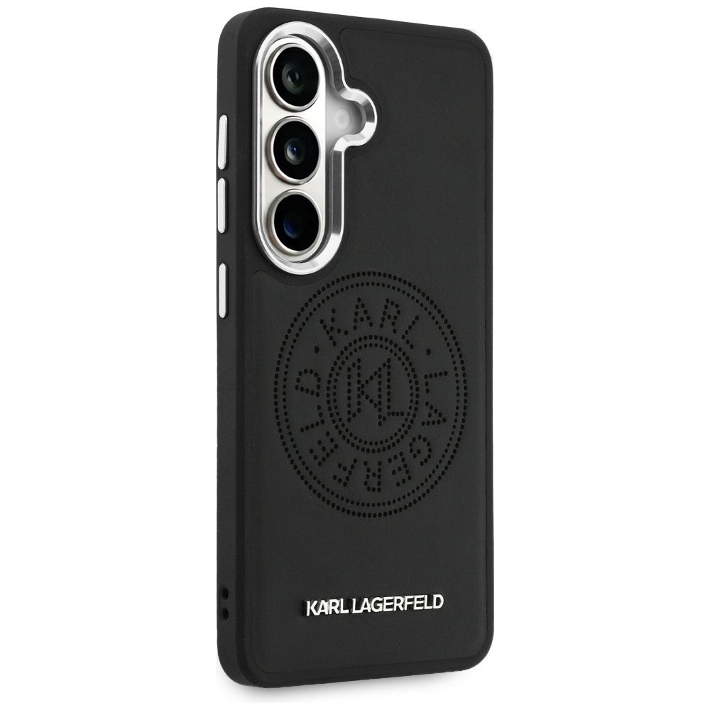 MagSafe puzdro pre Samsung Galaxy S26 Plus S947, Karl Lagerfeld, Karl Round Point Logo, čierne