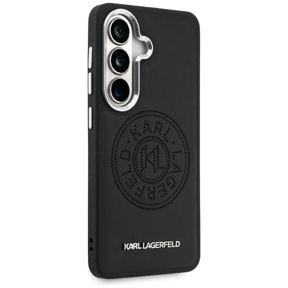 MagSafe puzdro pre Samsung Galaxy S26 Plus S947, Karl Lagerfeld, Karl Round Point Logo, čierne