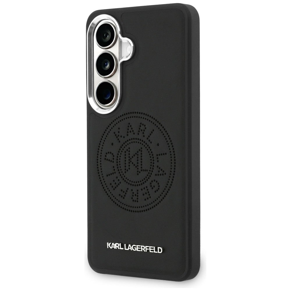 MagSafe puzdro pre Samsung Galaxy S26 Plus S947, Karl Lagerfeld, Karl Round Point Logo, čierne