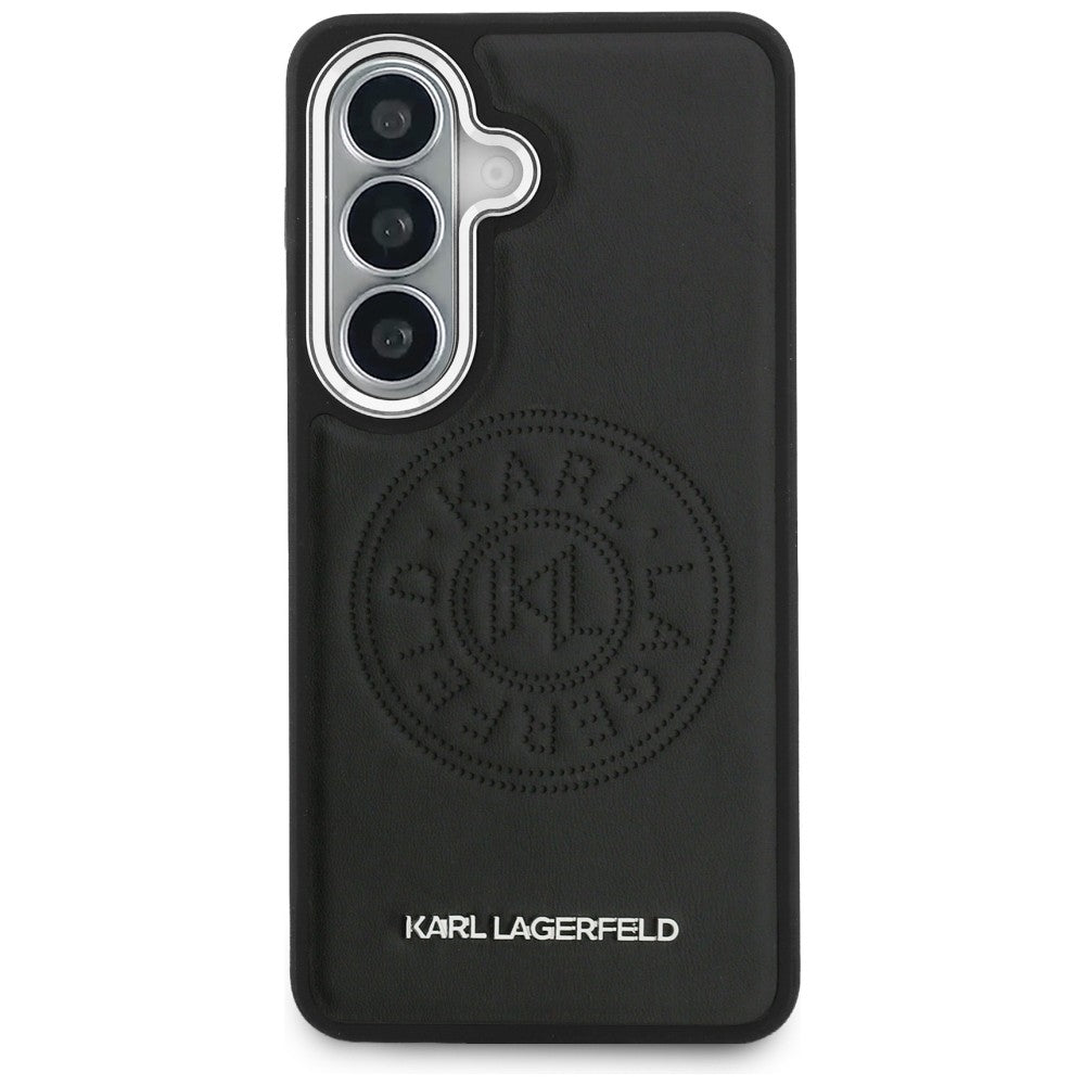 MagSafe puzdro pre Samsung Galaxy S26 Plus S947, Karl Lagerfeld, Karl Round Point Logo, čierne