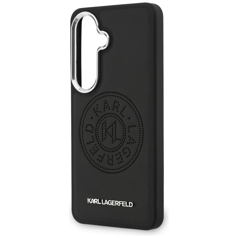 MagSafe puzdro pre Samsung Galaxy S26 Plus S947, Karl Lagerfeld, Karl Round Point Logo, čierne