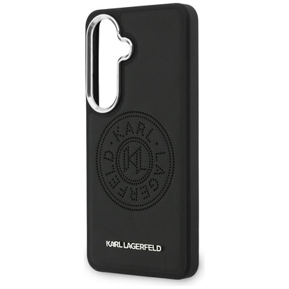 MagSafe puzdro pre Samsung Galaxy S26 Plus S947, Karl Lagerfeld, Karl Round Point Logo, čierne