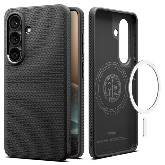Puzdro MagSafe pre Samsung Galaxy S26 Plus S947, Spigen, Liquid Air, Matná Čierna ACS10704