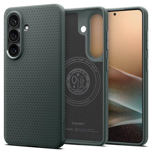Puzdro MagSafe pre Samsung Galaxy S26 Plus S947, Spigen, Liquid Air, Zelená ACS10706