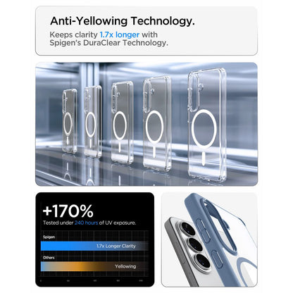 Puzdro MagSafe pre Samsung Galaxy S26 Plus S947, Spigen, Ultra Hybrid, Modrá ACS11213