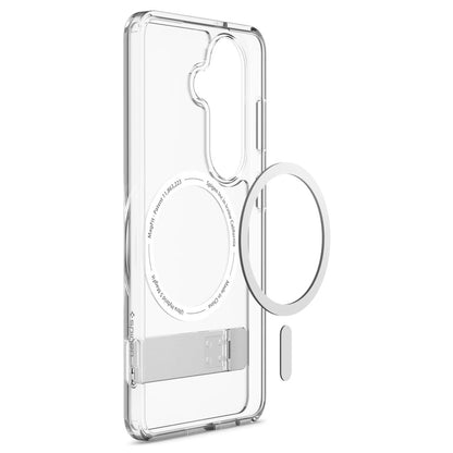 Puzdro MagSafe pre Samsung Galaxy S26 Plus S947, Spigen, Ultra Hybrid S, Priehľadné Biela ACS11050