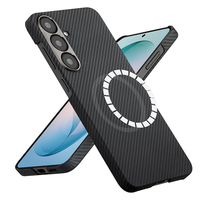 MagSafe Case for Samsung Galaxy S26 Plus, Techsuit, Aramid Fiber, Black