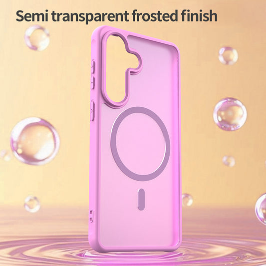 Puzdro MagSafe pre Samsung Galaxy S26 Plus, Techsuit, HaloFrost II, Ružová