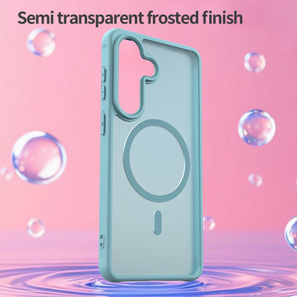 Puzdro MagSafe pre Samsung Galaxy S26 Plus, Techsuit, HaloFrost II, Svetlozelená