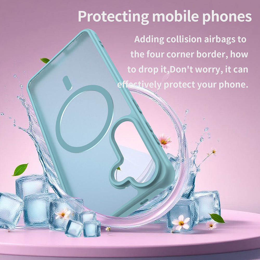 Puzdro MagSafe pre Samsung Galaxy S26 Plus, Techsuit, HaloFrost II, Svetlozelená