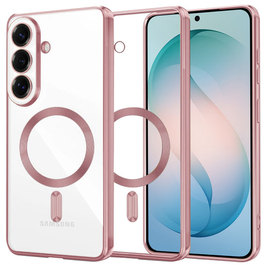 Puzdro MagSafe pre Samsung Galaxy S26 Plus, Techsuit, Luxury Crystal, Ružová