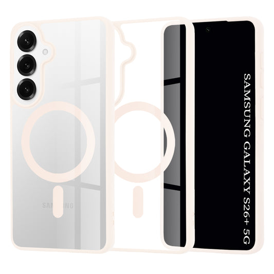 Puzdro MagSafe pre Samsung Galaxy S26 Plus, Techsuit, Pro, Ružová