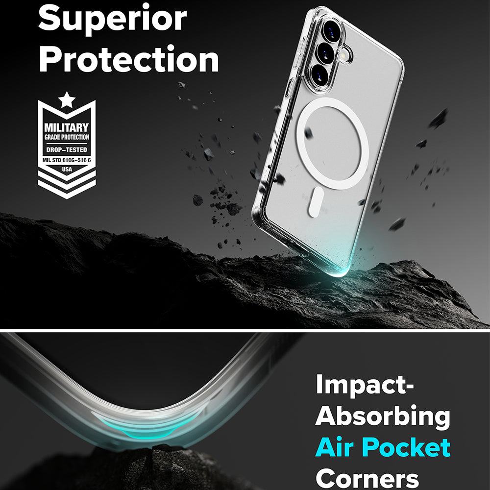 MagSafe Case for Samsung Galaxy S26, Ringke, Fusion, Matte Transparent