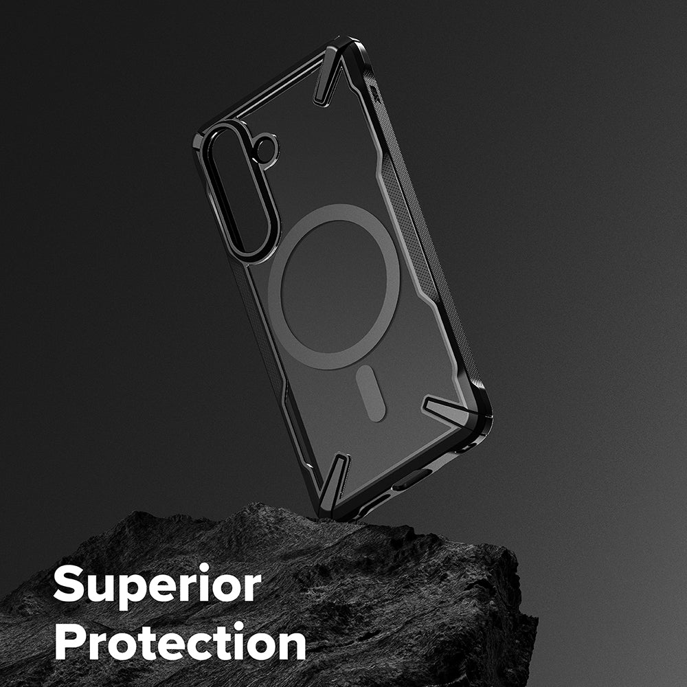 Puzdro MagSafe pre Samsung Galaxy S26, Ringke, Fusion X, Čierne