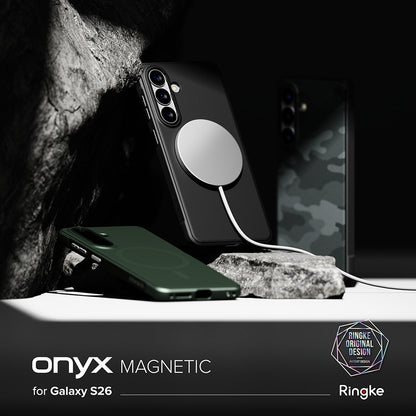 Puzdro MagSafe pre Samsung Galaxy S26, Ringke, Onyx, Čierne