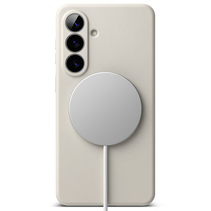MagSafe Case for Samsung Galaxy S26, Ringke, Silicone, Cream
