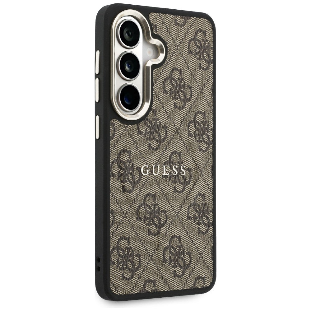 Puzdro MagSafe pre Samsung Galaxy S26 S942, Guess, 4G Embossed Ring, Hnedé