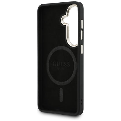 Puzdro MagSafe pre Samsung Galaxy S26 S942, Guess, 4G Embossed Ring, Hnedé