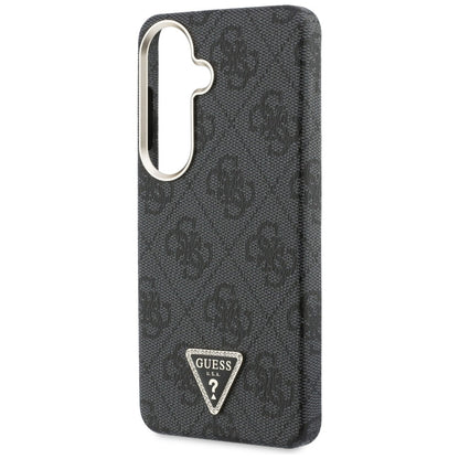 Puzdro MagSafe pre Samsung Galaxy S26 S942, Guess, 4G Triangle Logo, Čierne