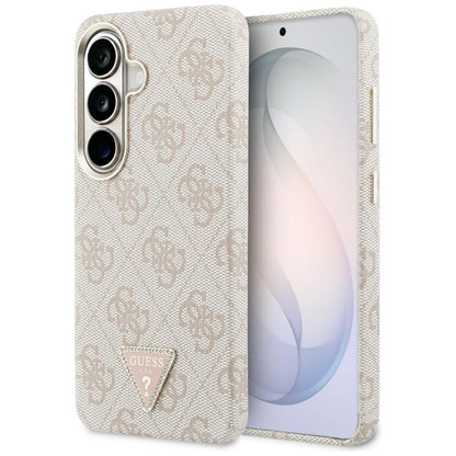 Puzdro MagSafe pre Samsung Galaxy S26 S942, Guess, 4G Triangle Logo, Ružové