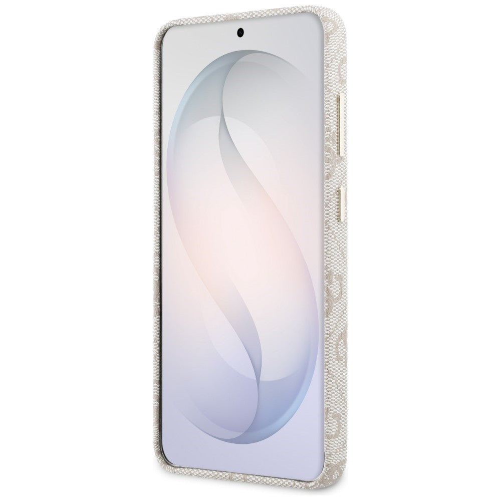 Puzdro MagSafe pre Samsung Galaxy S26 S942, Guess, 4G Triangle Logo, Ružové