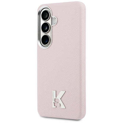 Puzdro MagSafe pre Samsung Galaxy S26 S942, Karl Lagerfeld, Karl Head Logo, Ružové