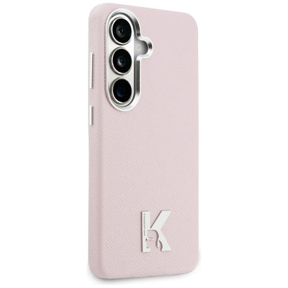 Puzdro MagSafe pre Samsung Galaxy S26 S942, Karl Lagerfeld, Karl Head Logo, Ružové