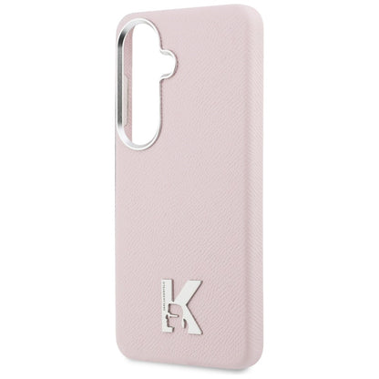 Puzdro MagSafe pre Samsung Galaxy S26 S942, Karl Lagerfeld, Karl Head Logo, Ružové