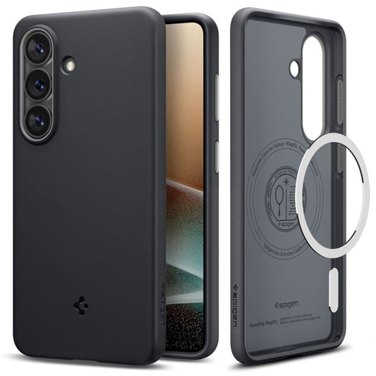 Puzdro MagSafe pre Samsung Galaxy S26 S942, Spigen, Caseology Nano Pop, Čierne ACS11066